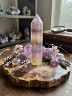 Fluorit obelisk