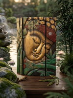 Obraz Budha farebno - zlatý