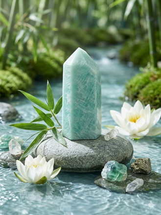 Amazonit obelisk
