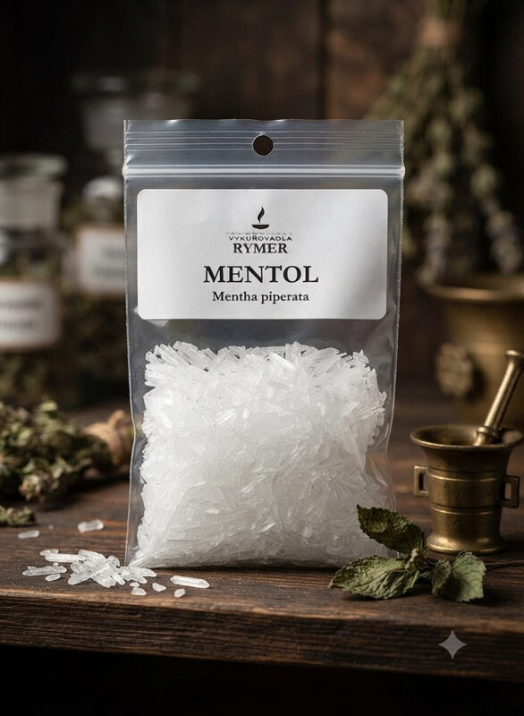 Mentol - kryštály 